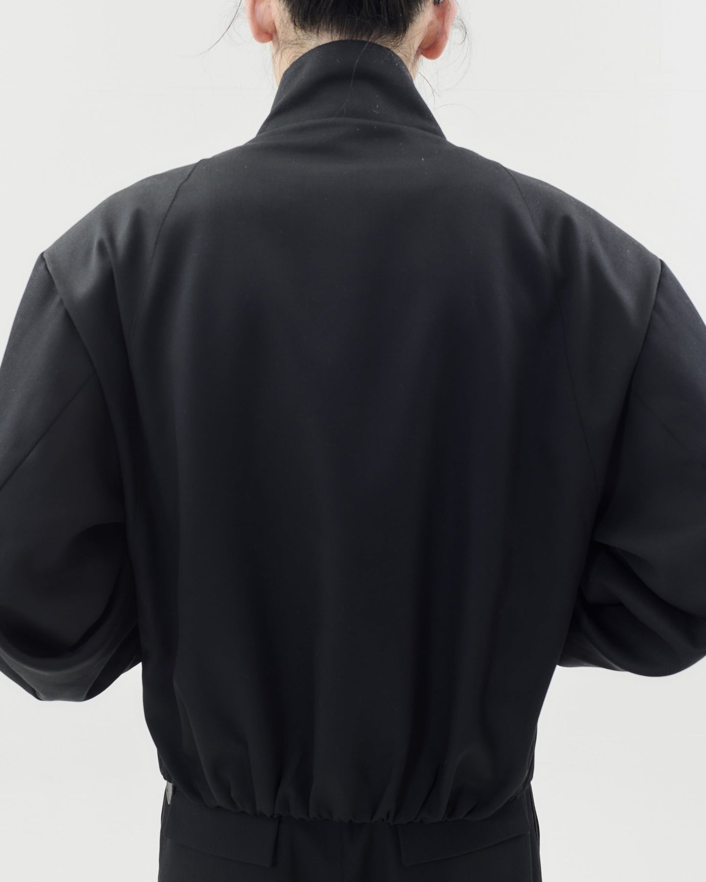 TAOSCHIR F01A-J02201 Raglan Zip Blouson Black detail 2